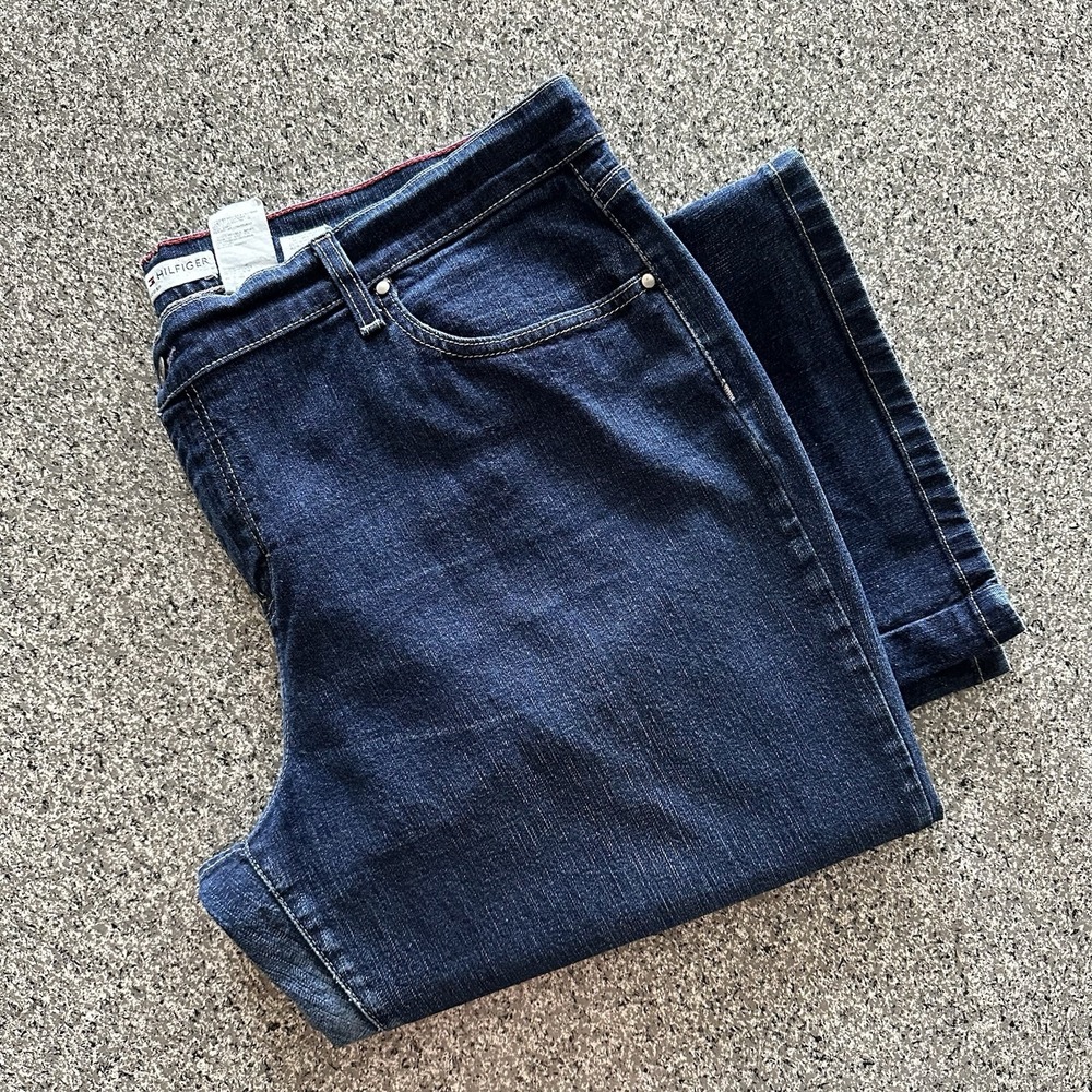 Tommy Hilfiger Jeans Womens 20 R 41x32 Vintage Denim Straight Y2K 2003‎